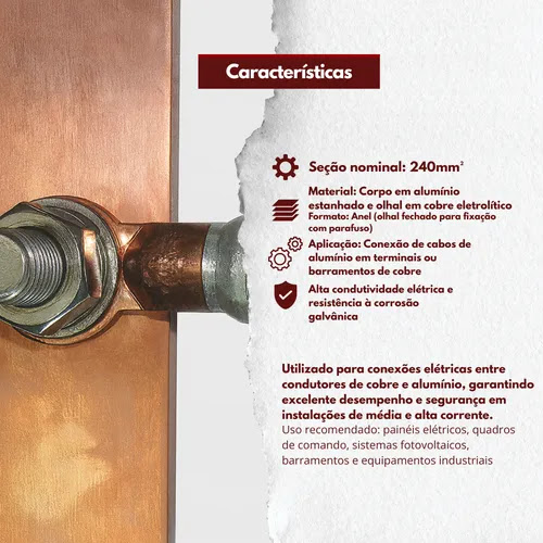 Terminal bimetálico